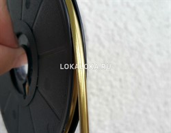 Свинцовая витражная лента BRASS (брасс) / 50м 6 mm Oval - фото 8485