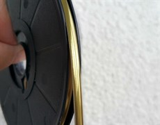Свинцовая витражная лента BRASS (брасс) 3.5 mm Oval (10 метров )